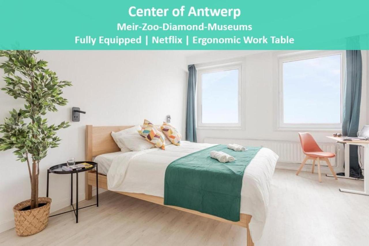 Apartament Center Of Antwerp, Fully Equipped, Train Station Zewnętrze zdjęcie
